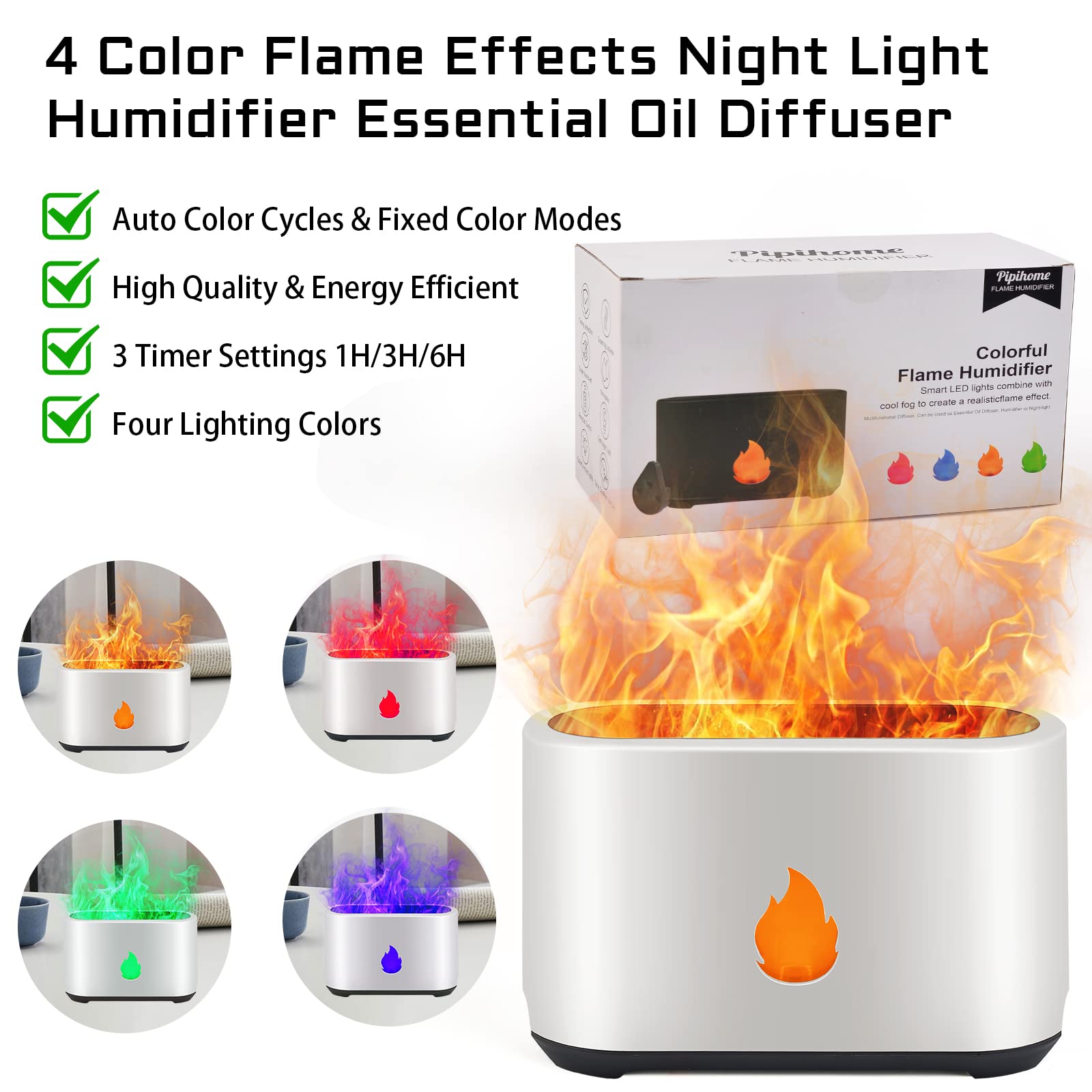 Flame Light Essential Oil Diffuser