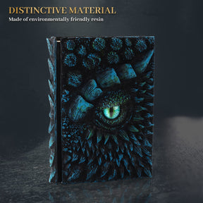 Dragon Eye 3D Embossed Journal - Handmade Resin Engraved Notebook